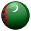 Flaga Turkmenistan