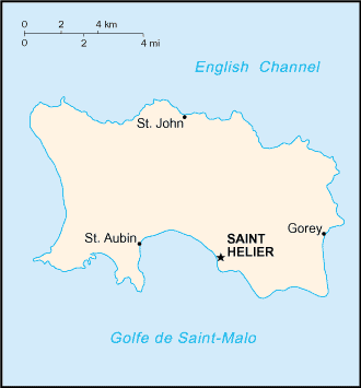 Mapa Jersey
