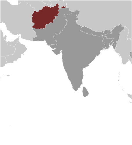 Afganistan mapa