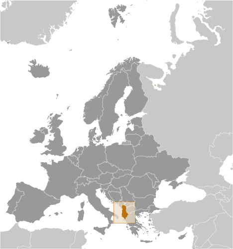 Albania mapa