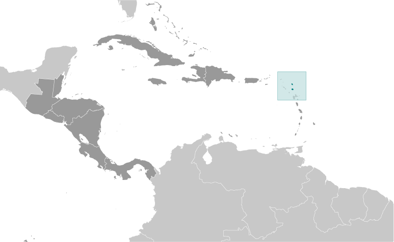 Antigua i Barbuda mapa