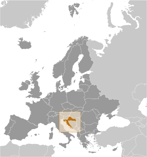 Chorwacja mapa