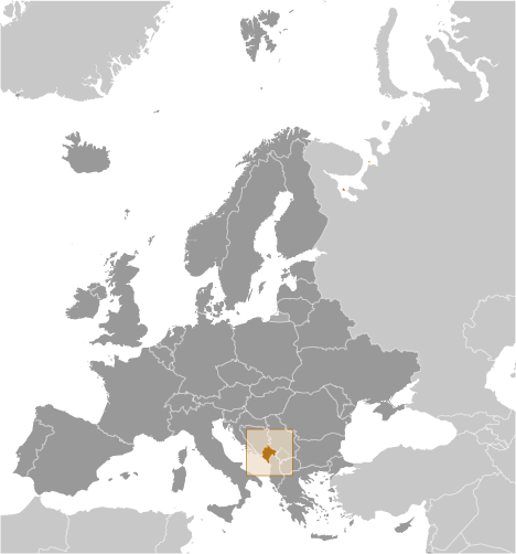 Czarnogóra mapa