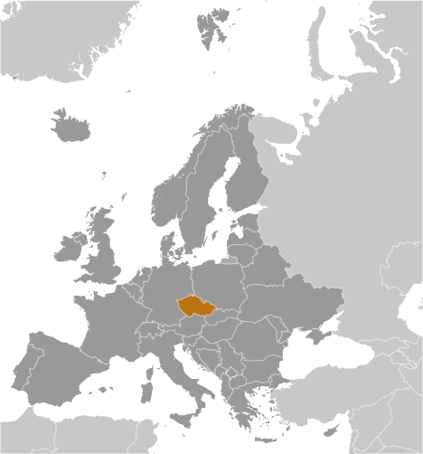 Czechy mapa