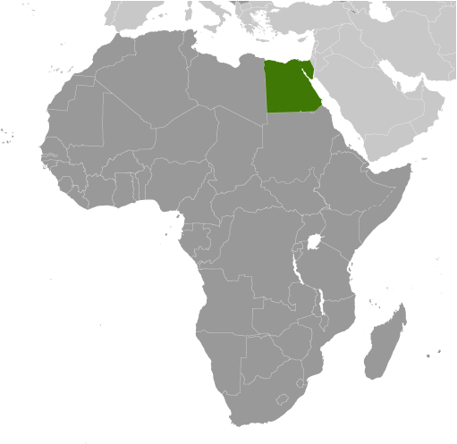 Egipt mapa