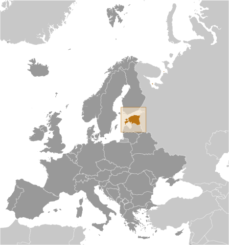 Estonia mapa