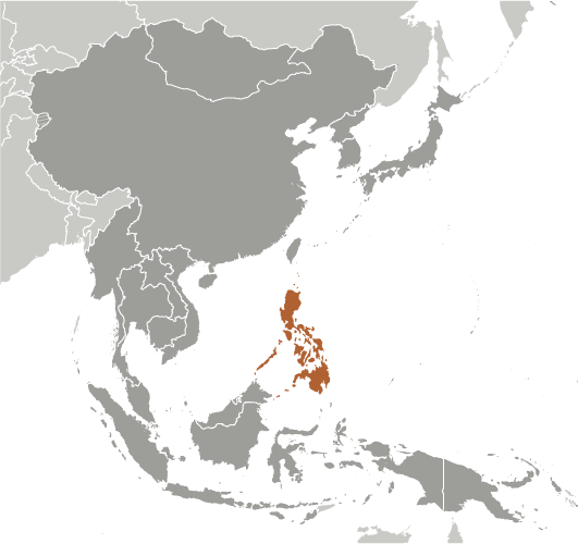 Filipiny mapa