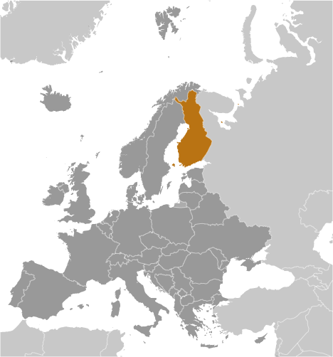 Finlandia mapa