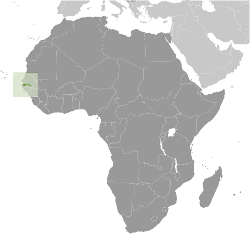 Gambia mapa