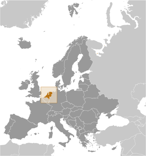 Holandia mapa
