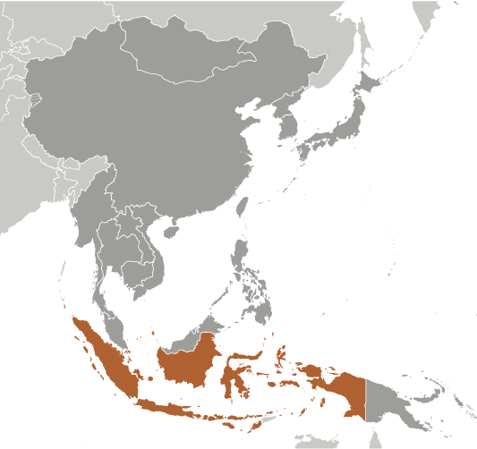 Indonezja mapa