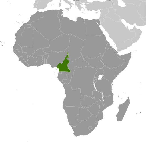 Kamerun mapa