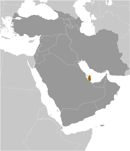 Katar mapa
