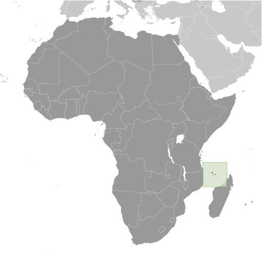 Komory mapa