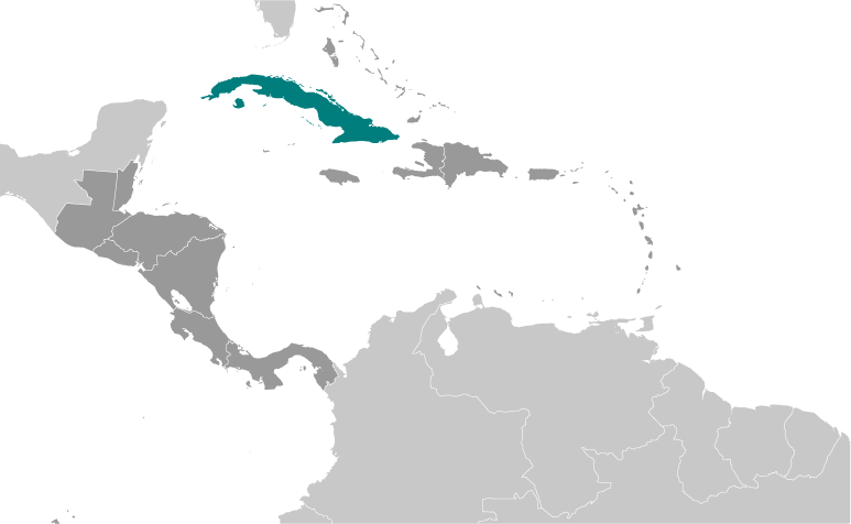 Kuba mapa