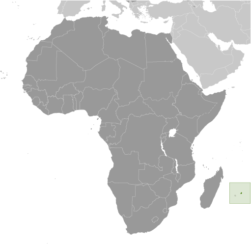 Mauritius mapa