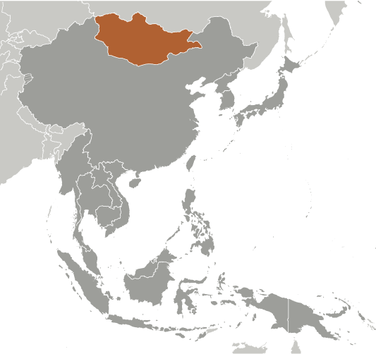 Mongolia mapa