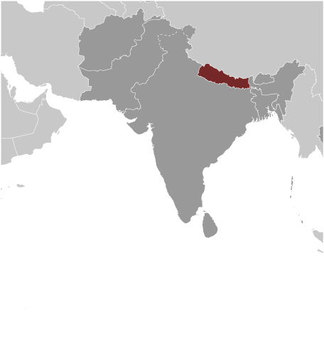 Nepal mapa