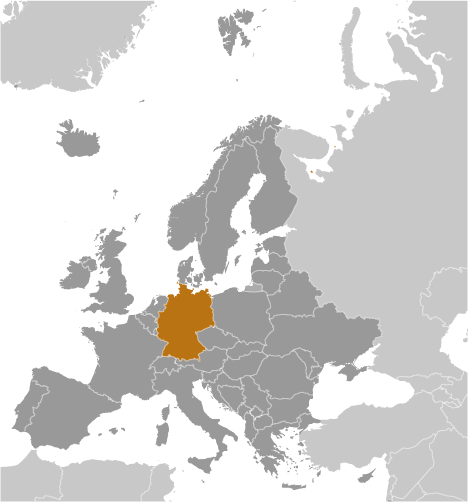 Niemcy mapa