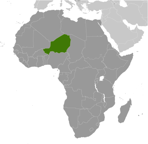 Niger mapa
