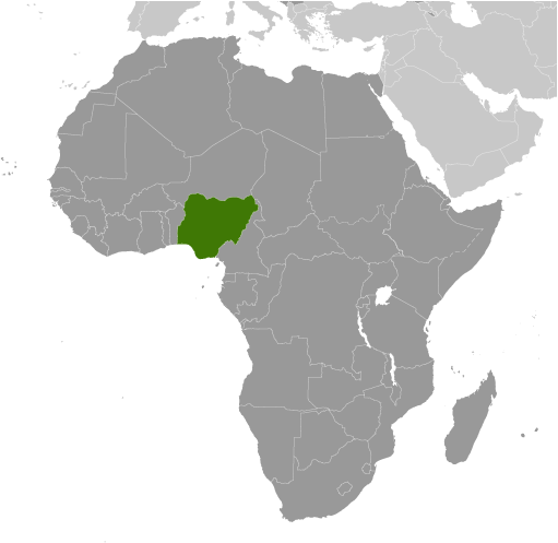 Nigeria mapa