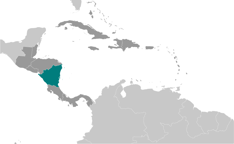 Nikaragua mapa
