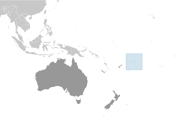 Samoa Amerykańskie mapa
