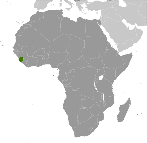 Sierra Leone mapa