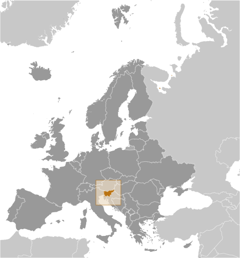 Słowenia mapa