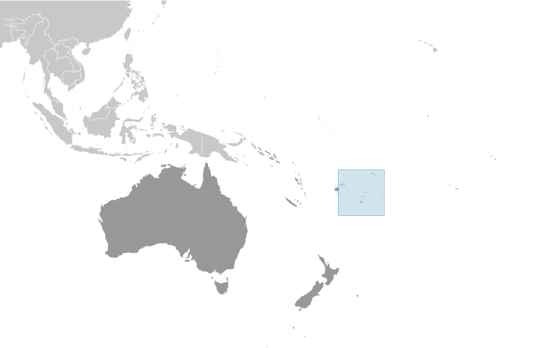 Tonga mapa