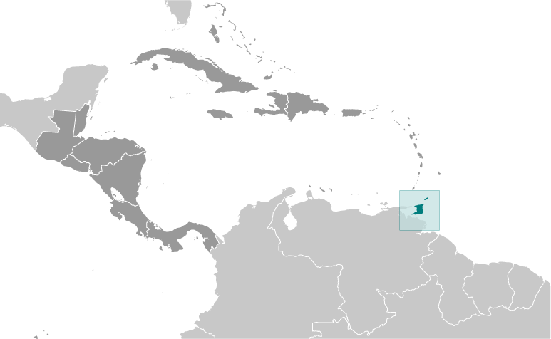 Trynidad i Tobago mapa
