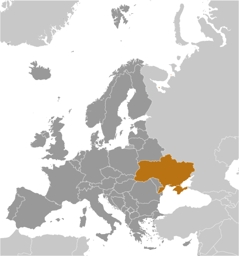 Ukraina mapa