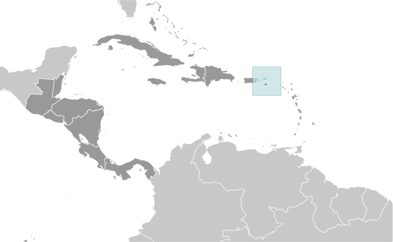 Wyspy Dziewicze Stanów Zjednoczonych mapa
