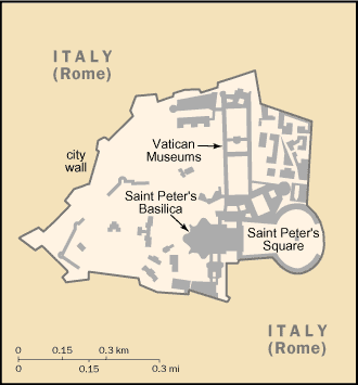 Mapa Watykanu