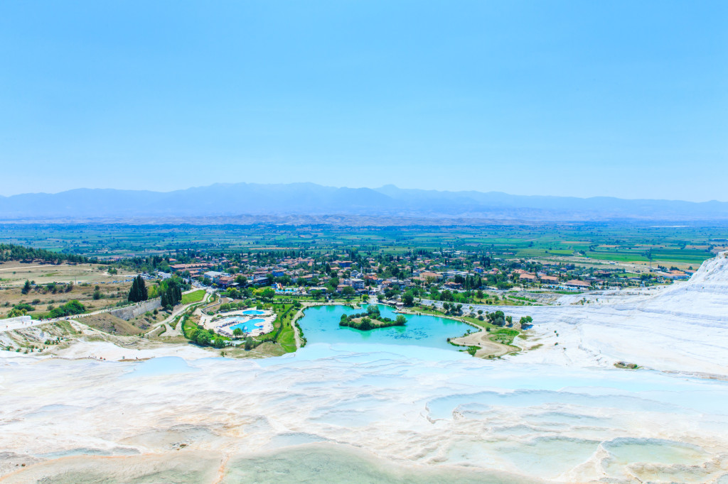 Pamukkale, natural site in Denizli Province in southwestern Turkey
